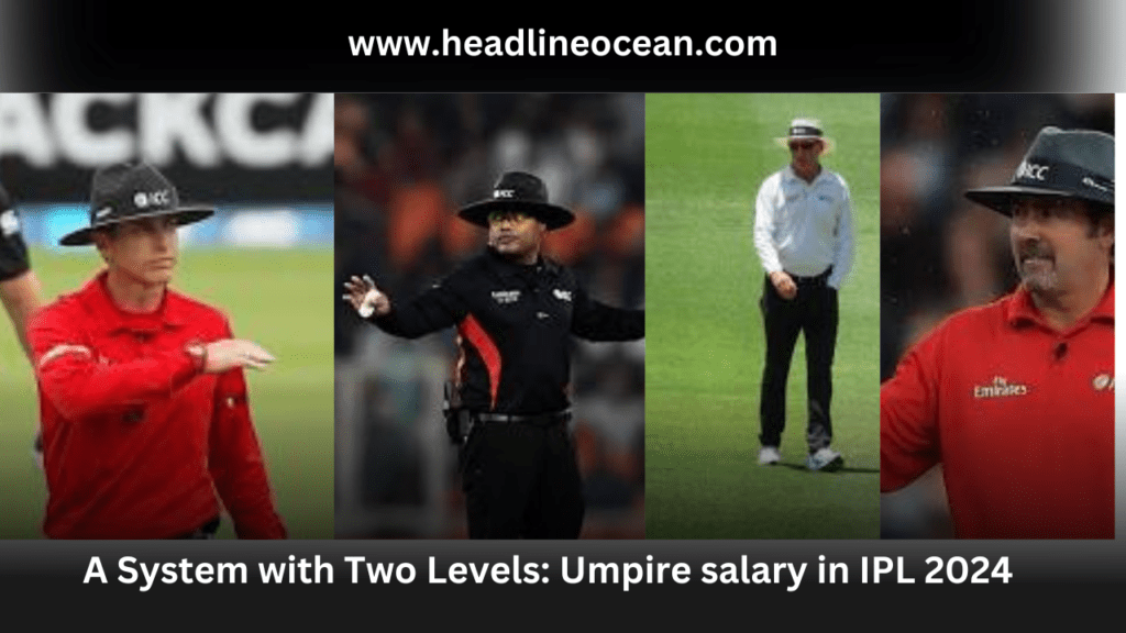 Umpire salary in IPL 2024