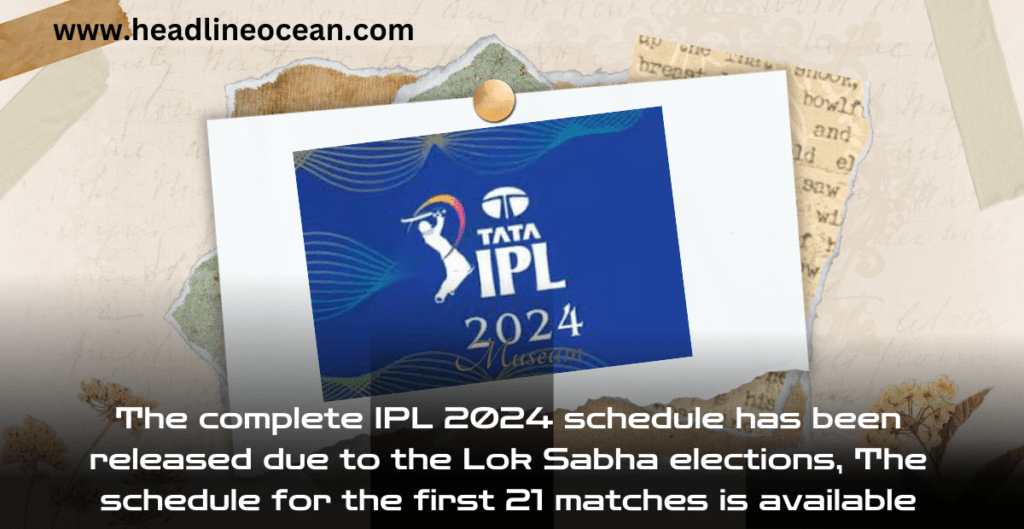 IPL 2024 schedule 