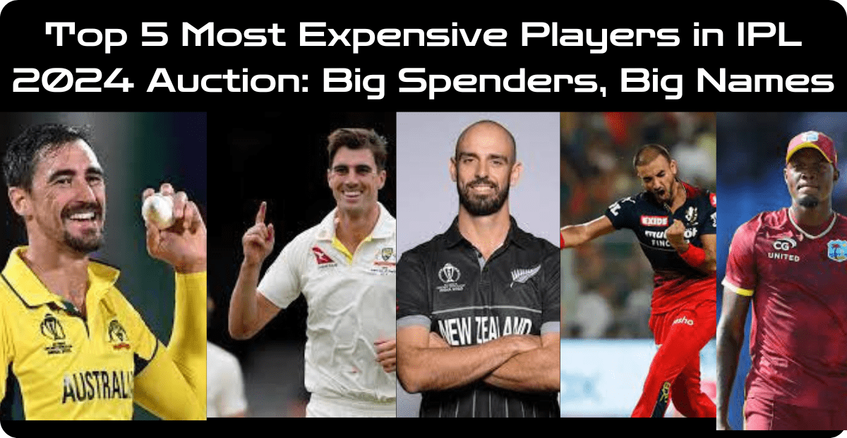 Most Expensive Players in IPL 2024 Auction