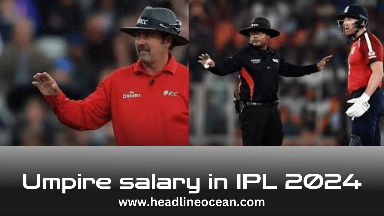 Umpire salary in IPL 2024