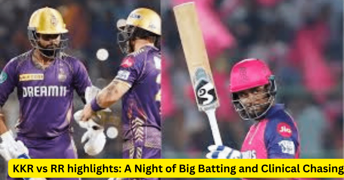 KKR vs RR highlights