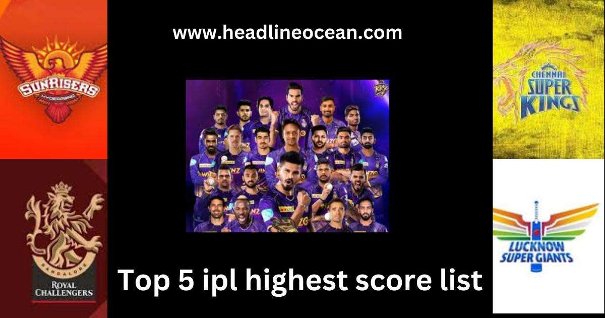 ipl highest score