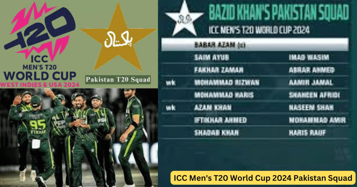 T20 World Cup 2024 Pakistan Squad