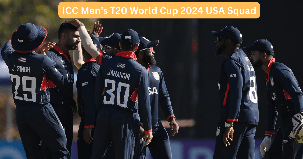 the ICC Men's T20 World Cup 2024 USA Squad