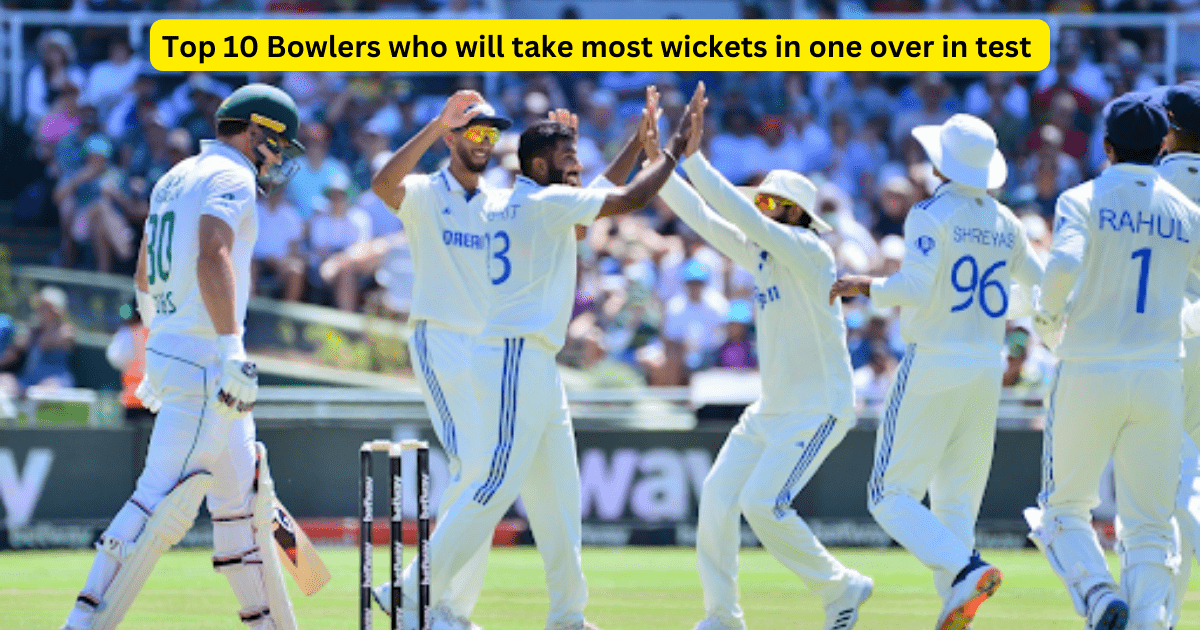 most wickets in one over in test 