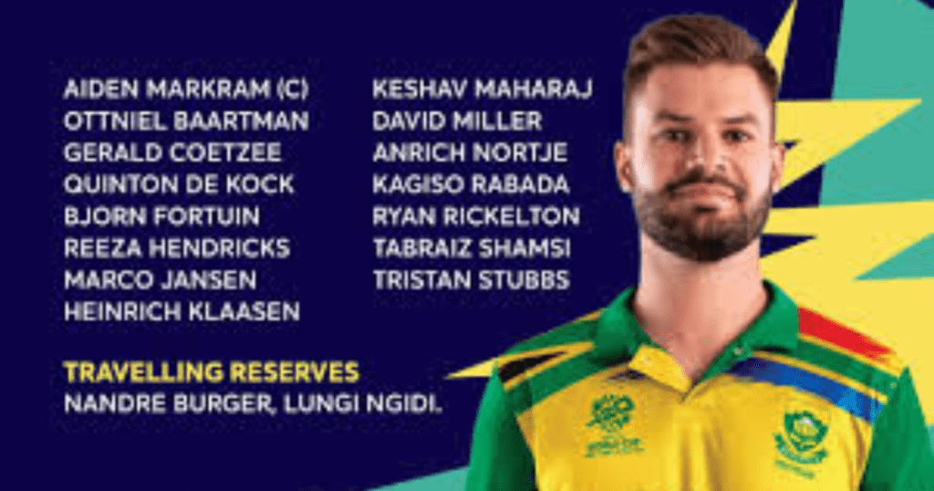 ICC Men's T20 World Cup 2024 South Africa Squad