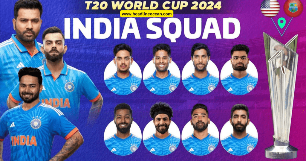 T20 World Cup 2024 India team list